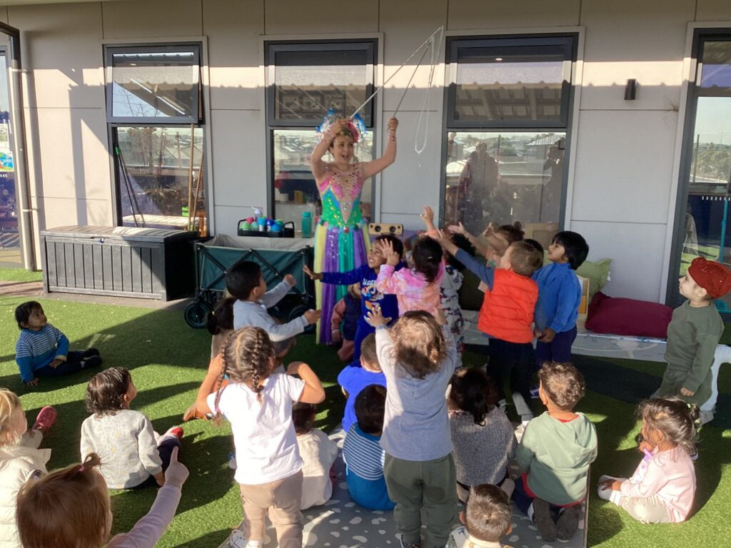 Celebrating Victorian Education Week at Truganina! - Balloons and Kinder Circus Incursion