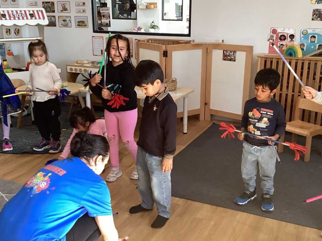Celebrating Victorian Education Week at Truganina! - Balloons and Kinder Circus Incursion