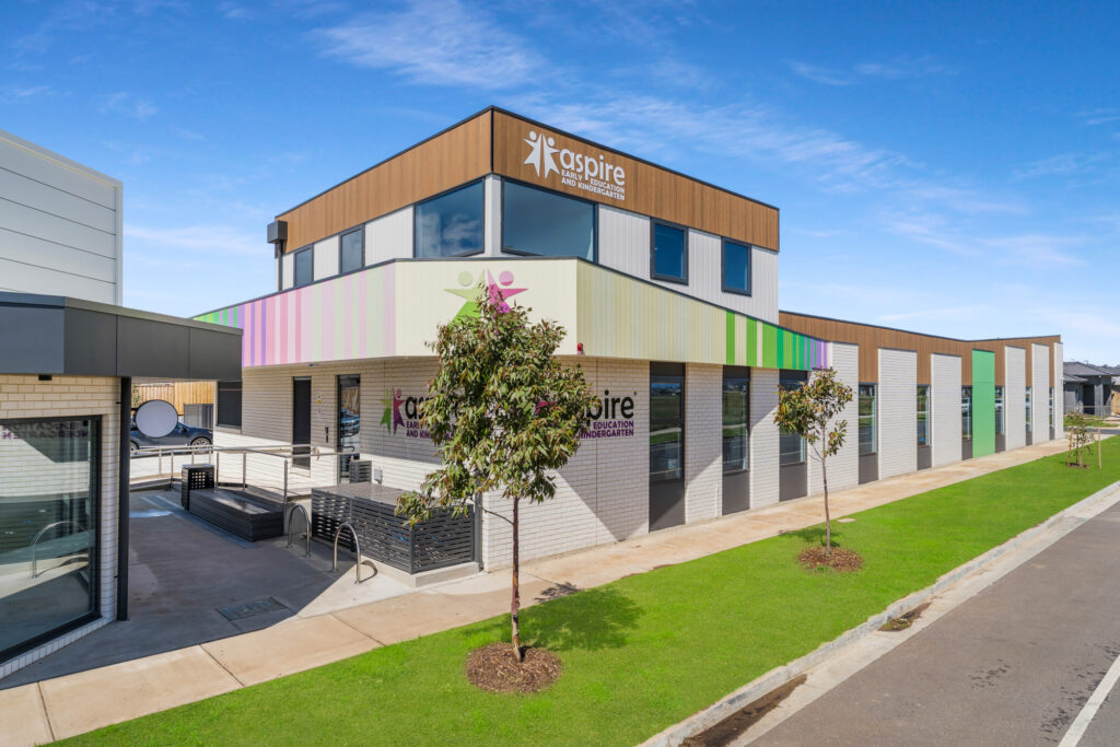 Rockbank Village Childcare Facade Corner