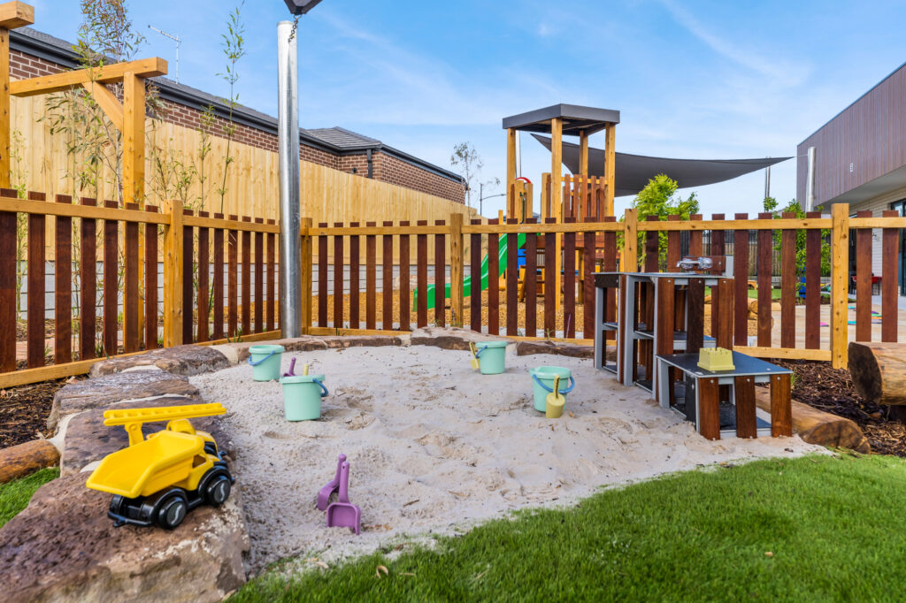 Rockbank Village Childcare Outdoor Sandpit