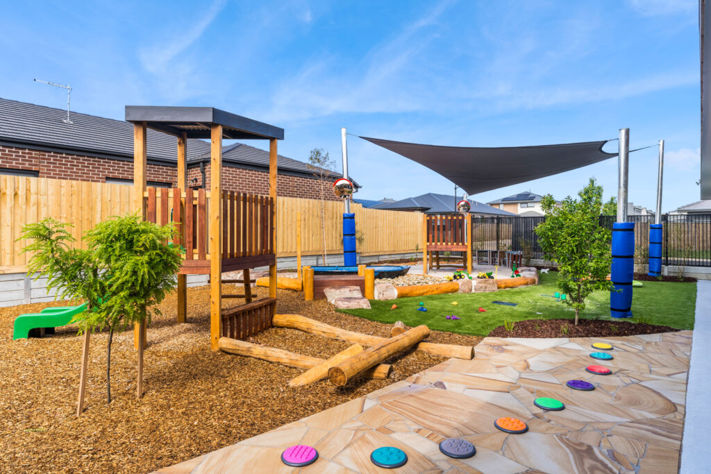 Rockbank Village Childcare Outdoor Stepping Stones