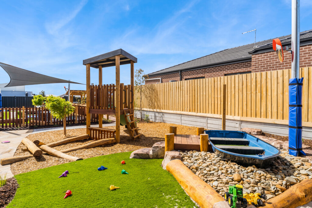 Rockbank Village Childcare Playground Blue Boat