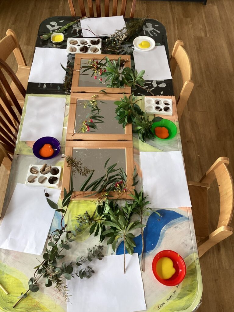 Celebrating Victorian Education Week at Truganina! - Nature Painting