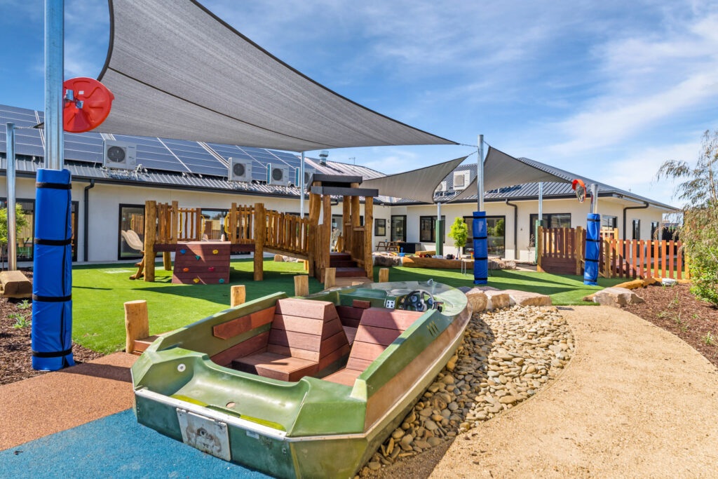 Weir Views Childcare Outdoor Boat Playground